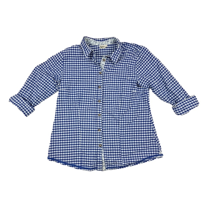 Bluse „Distler“, blau-weiß