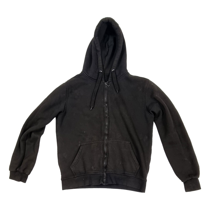 Hoodie, schwarz