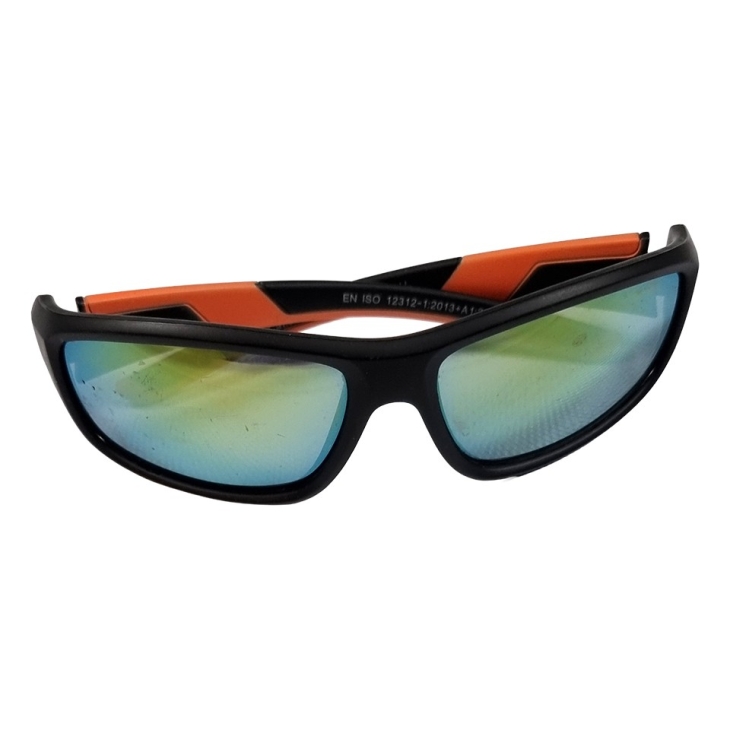 Sonnenbrille „Takko“, schwarz-orange