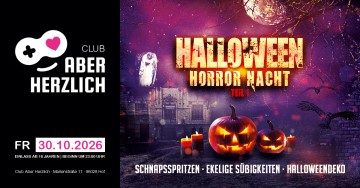 Halloween Horror Nacht – Dance, House, Black, Hip Hop, Pop, Rock & Horror-Classics (Teil I)
